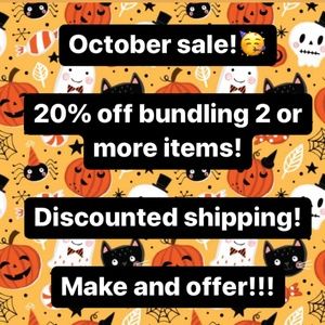 🎃October sale!🎃